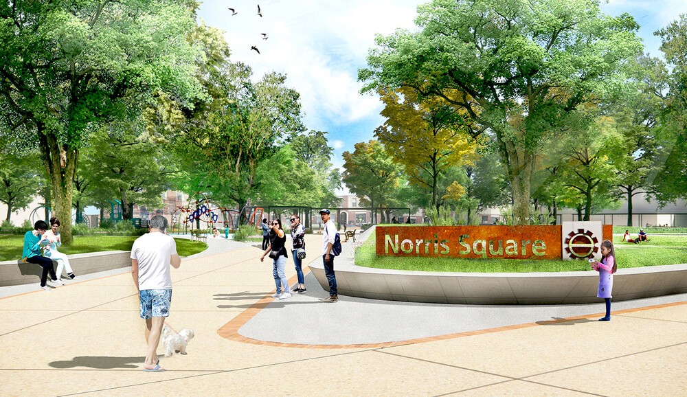 Norris Square Park_Rendering_5_1600 · Project Highlight: Norris Square Park
