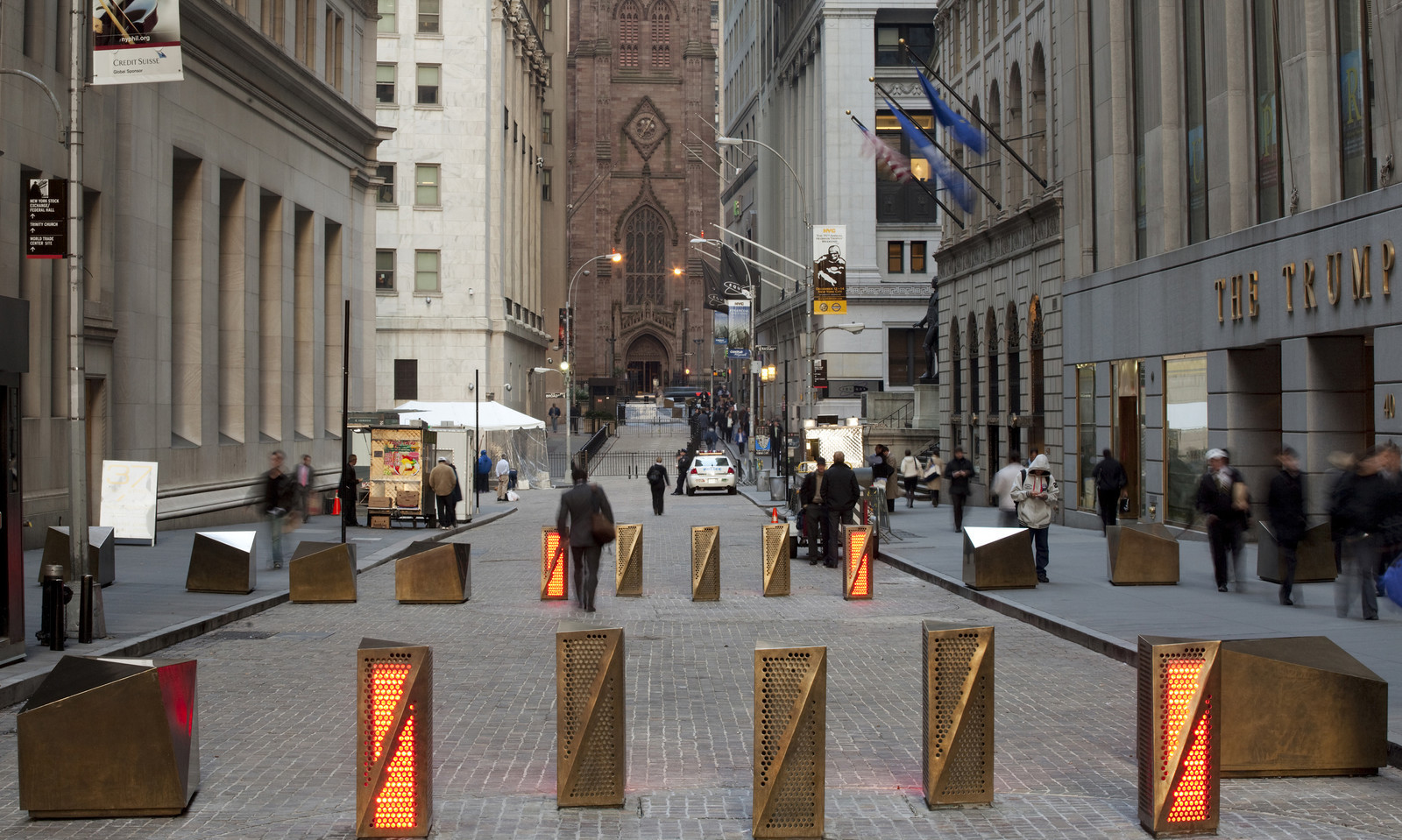 Financial District Streetscapes and Security 
